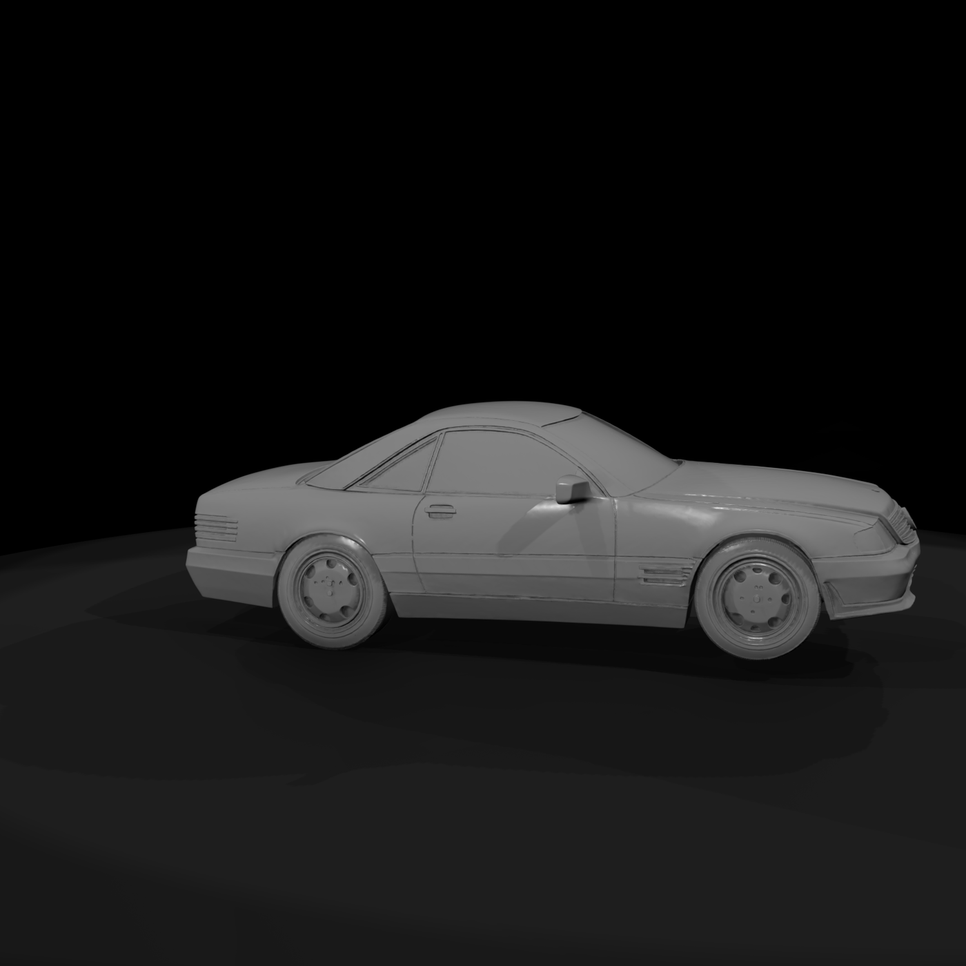 Mercedes-Benz SL classic coupe — car