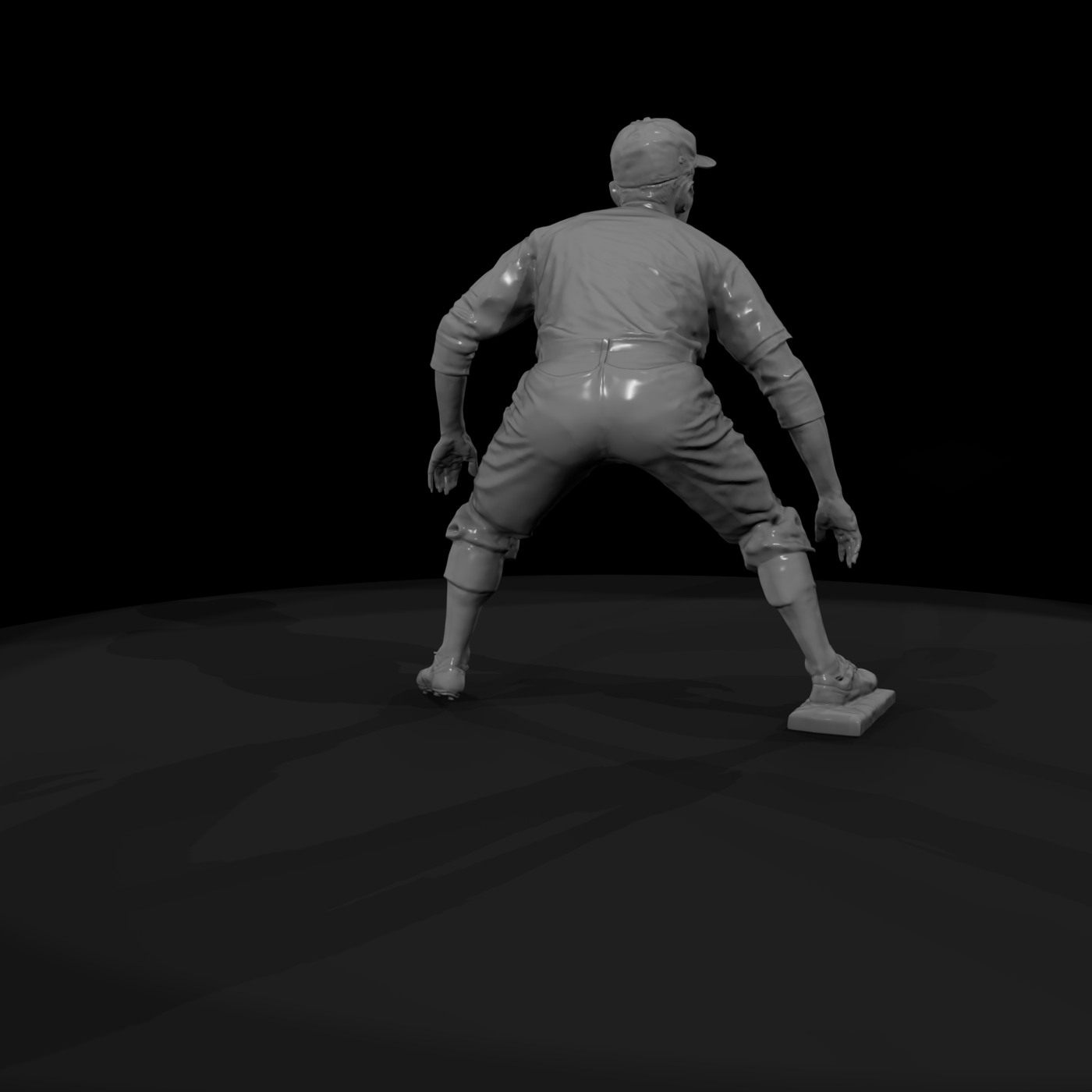 1930s Baseball Player Figure