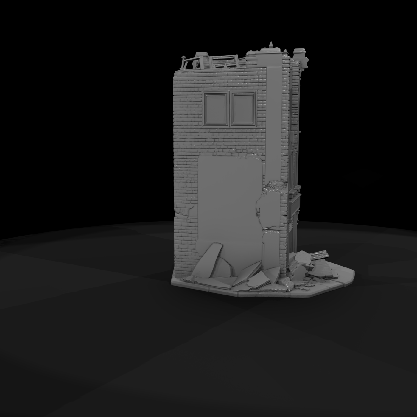 Ruined Victorian Corner Store