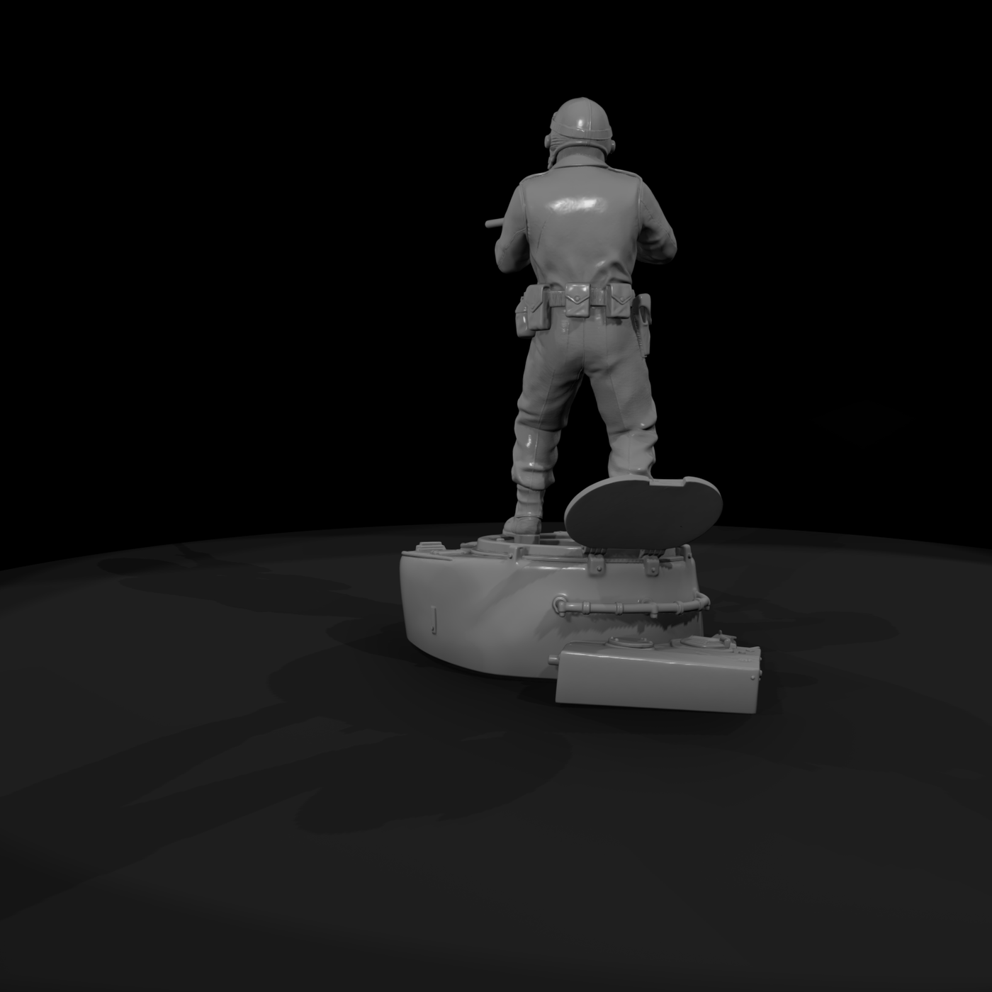 Ww2H 032 United States Sherman Tank Commander
