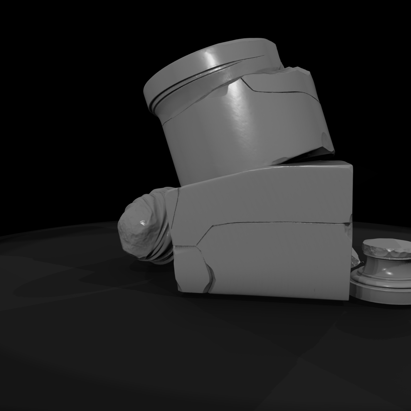 Ruined Stone Column Fragments & Train Layouts