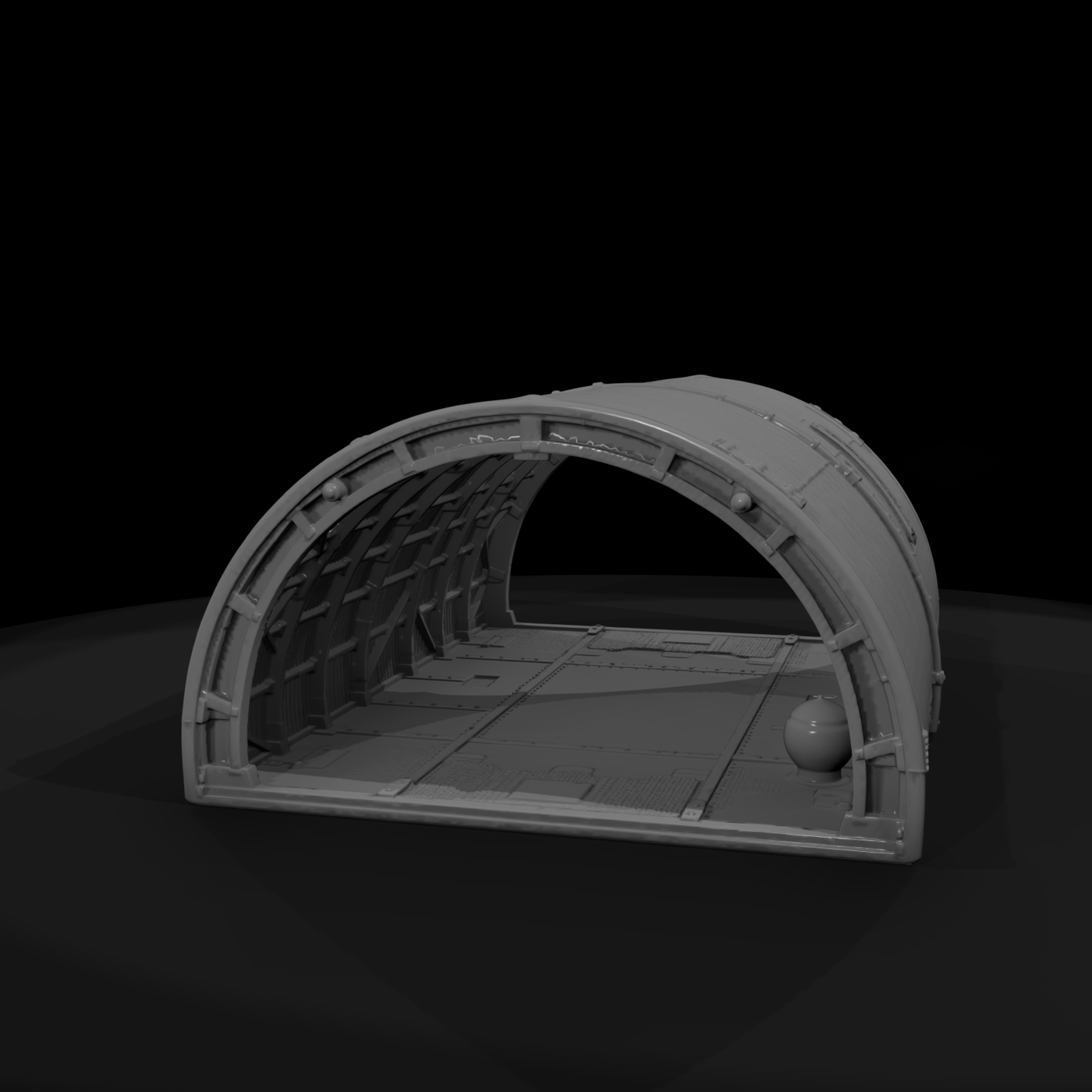 Mil 128 Ww2 England Blister Hangar