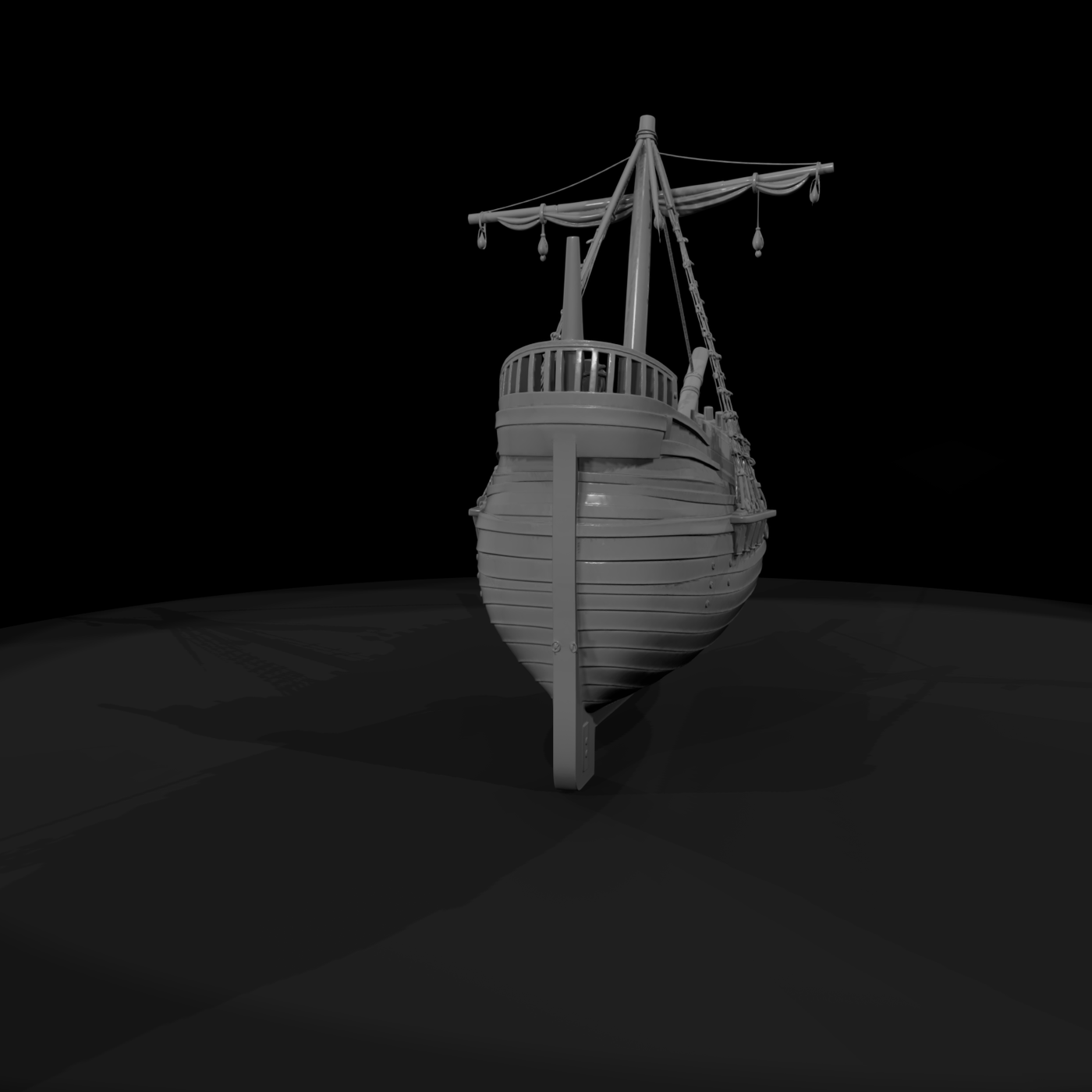 Medieval Sailing Ship