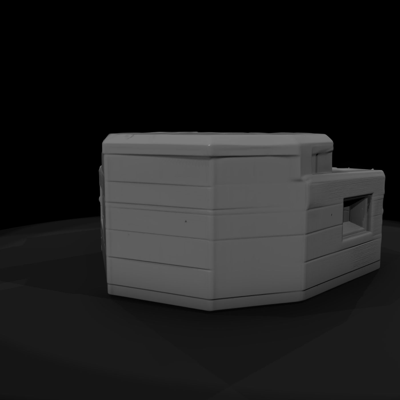 WWII Hexagonal Defensive Pillbox