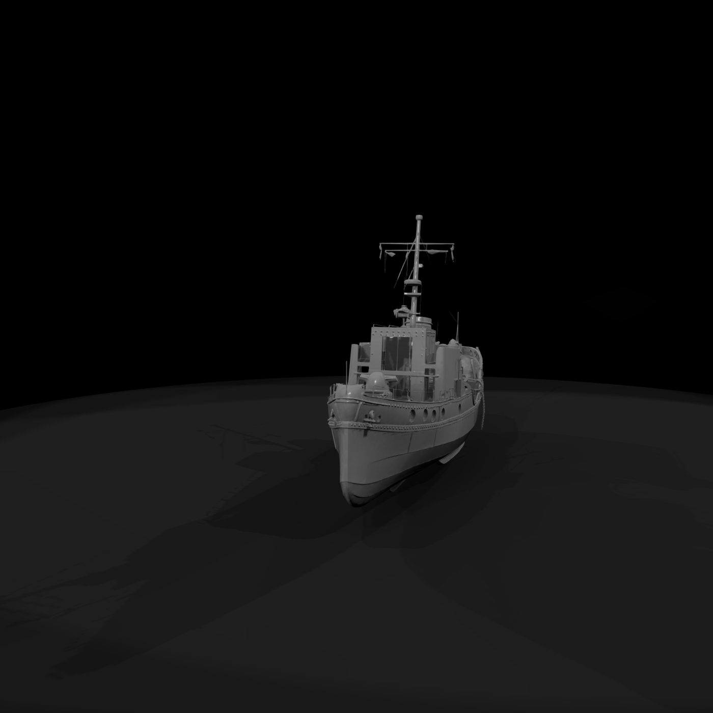 WWII Coastal Patrol Gunboat