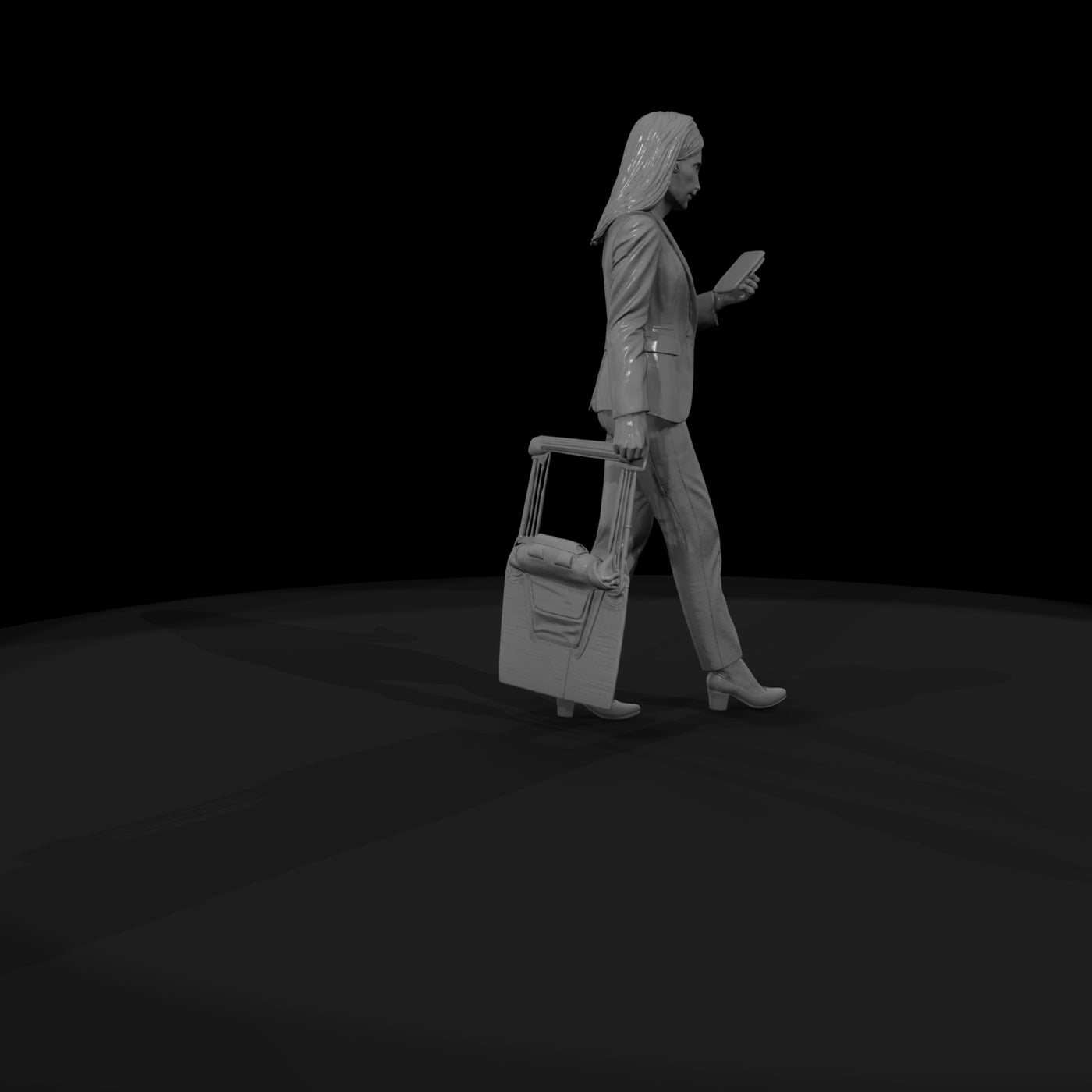 passengers-with-luggage-waiting-modern-businesswoman