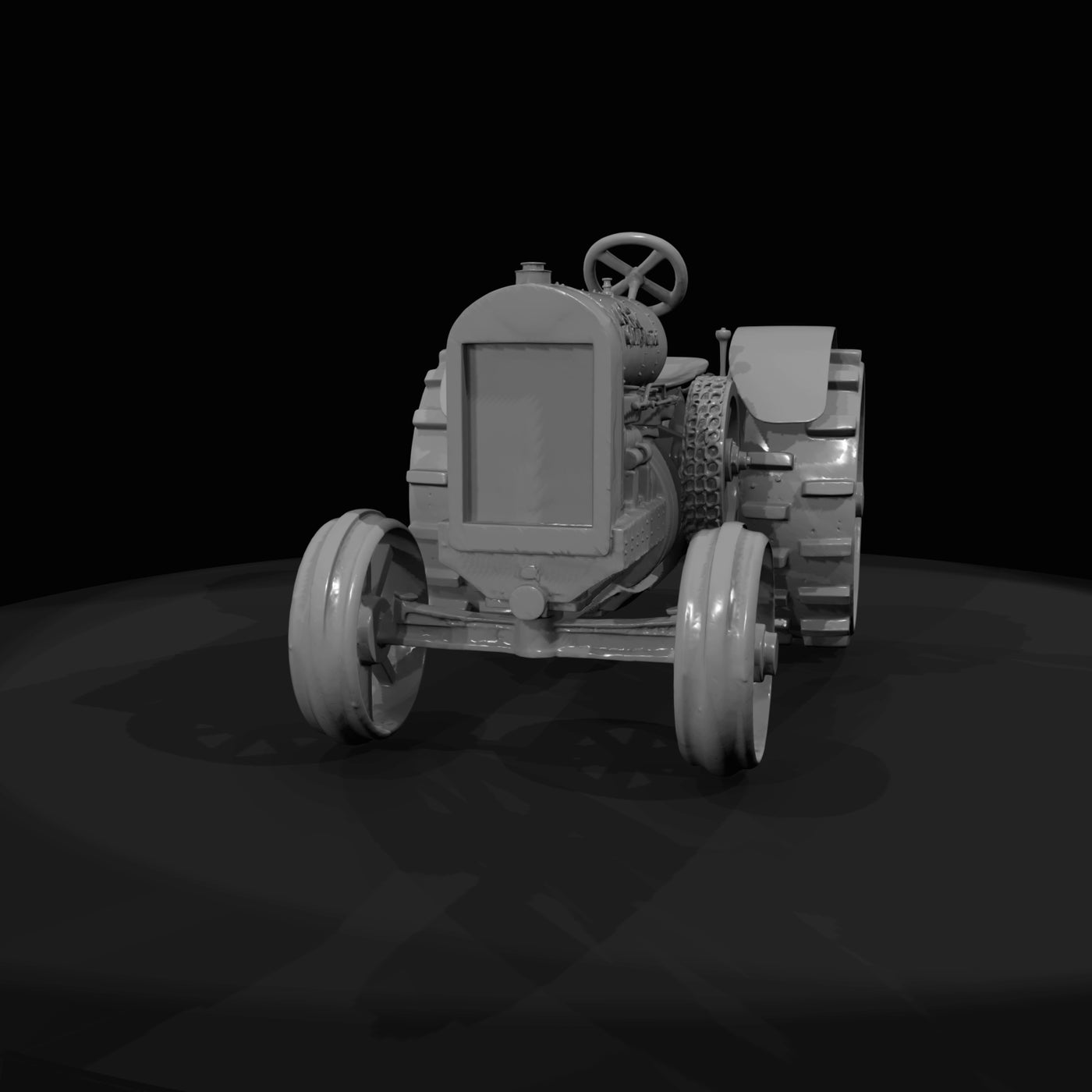 tractor-antique-early-20th-century