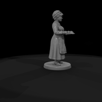 Mrs. Claus with Tray of Cookies — thumbnail 8