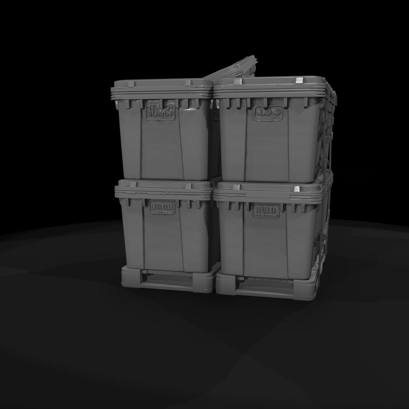 Industrial Storage Crate & Pallet