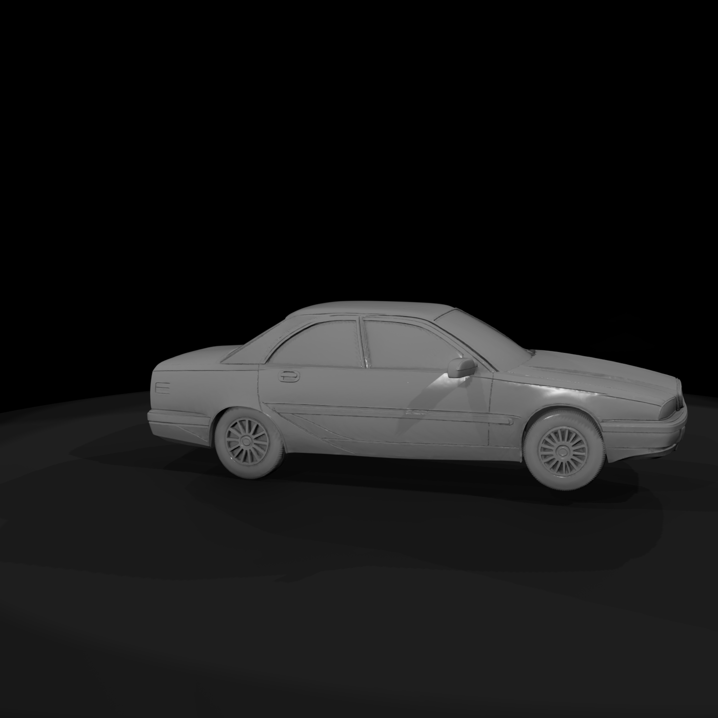 Vintage Luxury Sedan Shell
