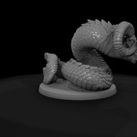 stylized-ram-headed-serpent-3d-miniature-cmdx6myd — thumbnail 7