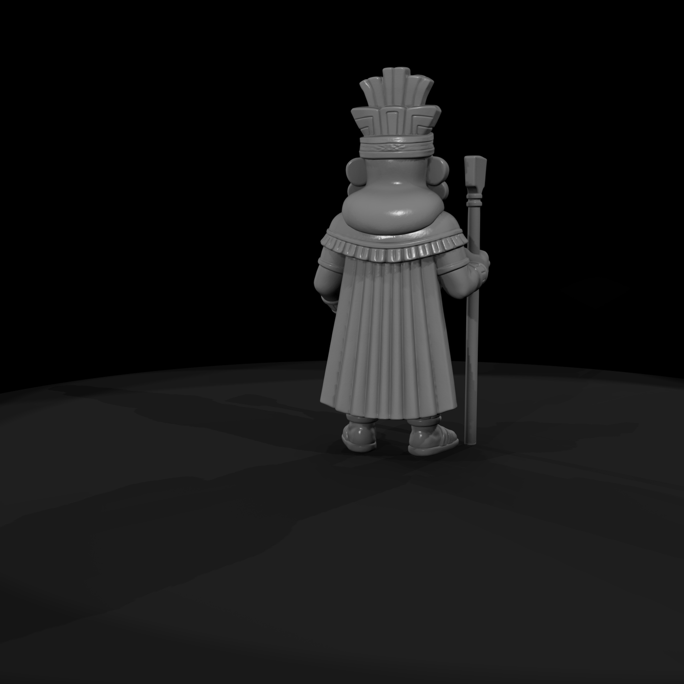 Myth 0471 Mythology Tlaloc Miniature Figure