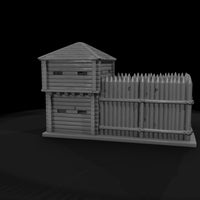 mil-041-wild-west-fort-stockade-corner-blockhouse — thumbnail 7