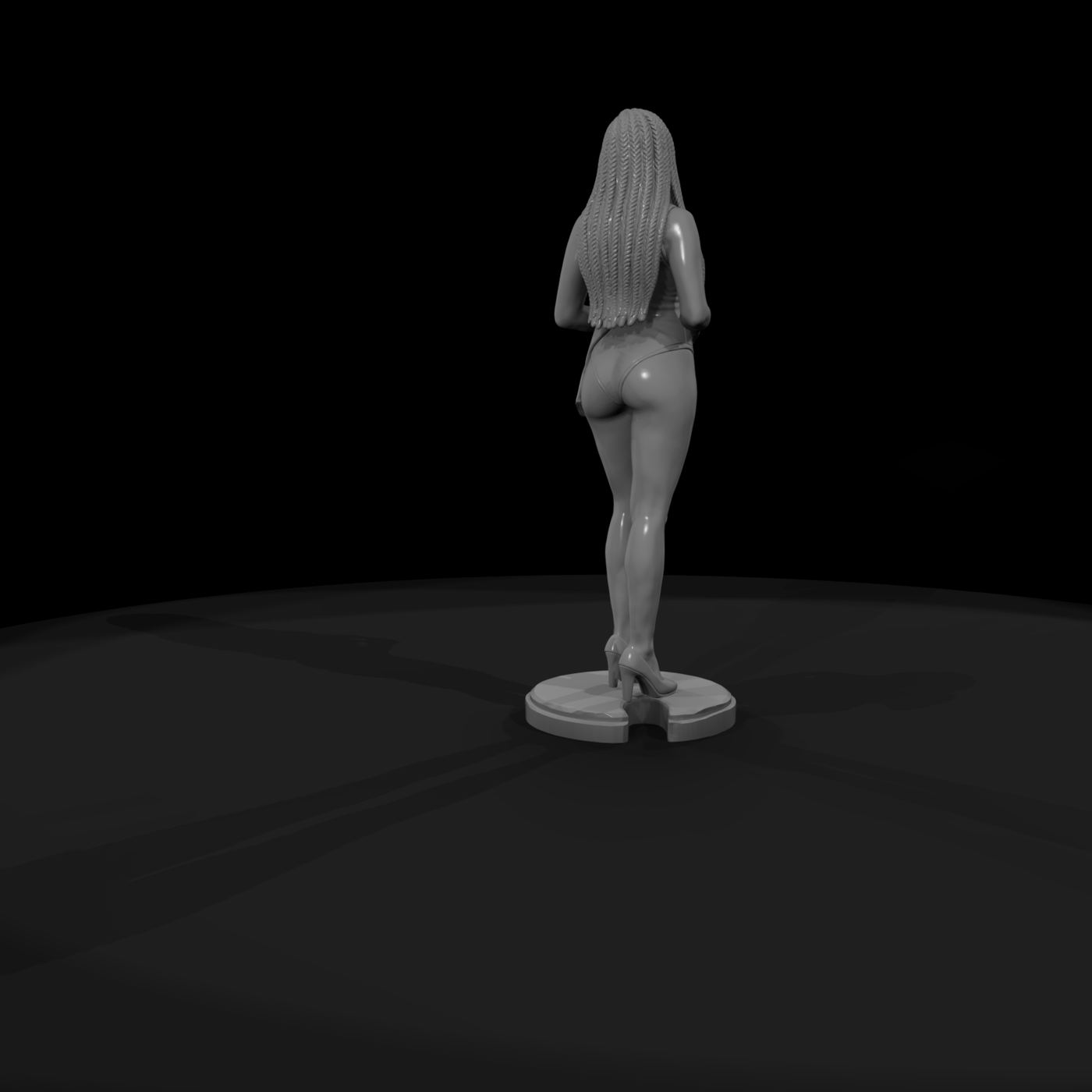 Beauty Pageant Contestant in Swimsuit