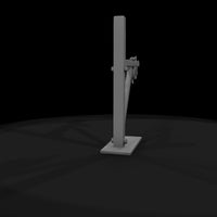 rustic_industrial_pulley_jib_crane_3d_model — thumbnail 8