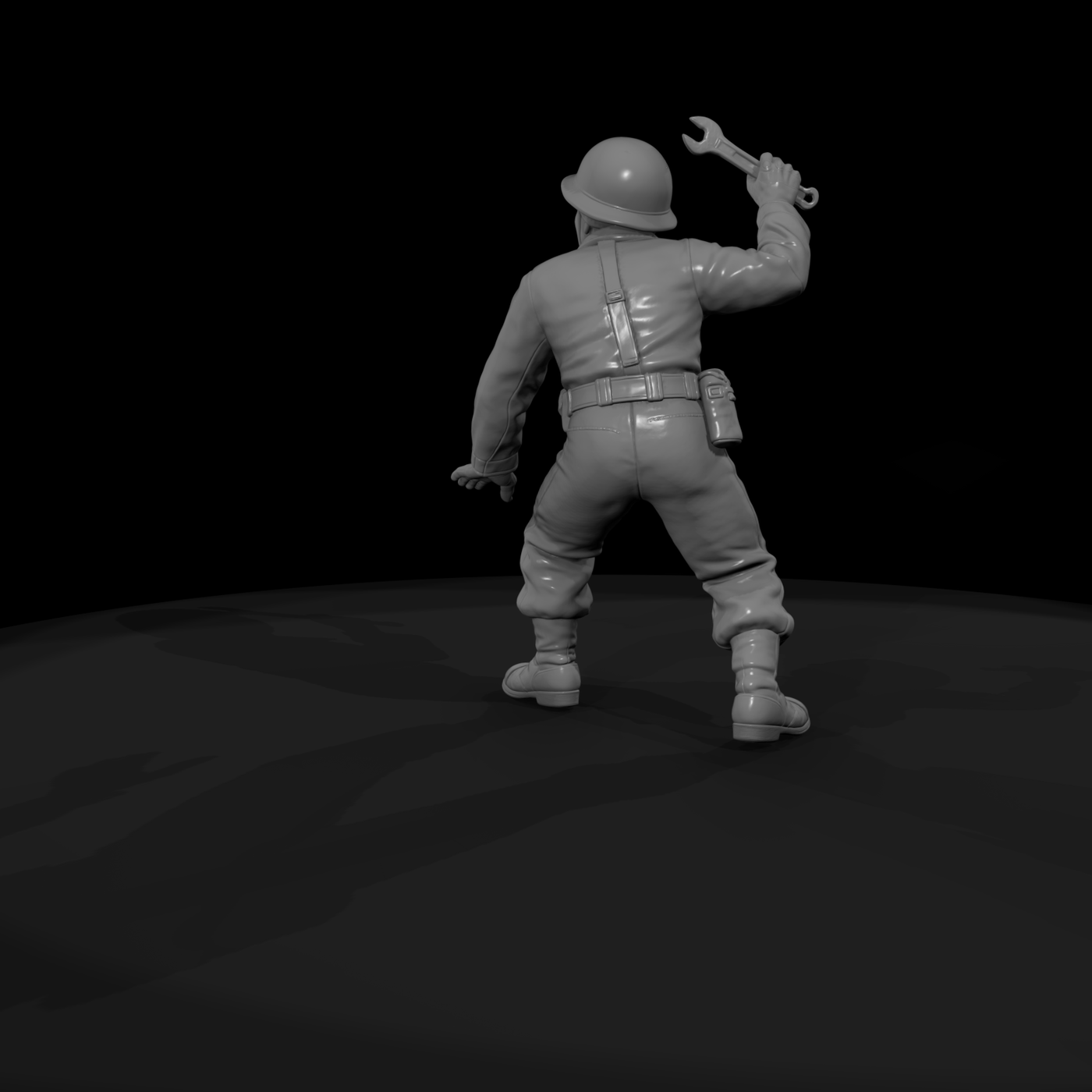 Ww2 Army 011 Wwii U S Army Mechanic Figure