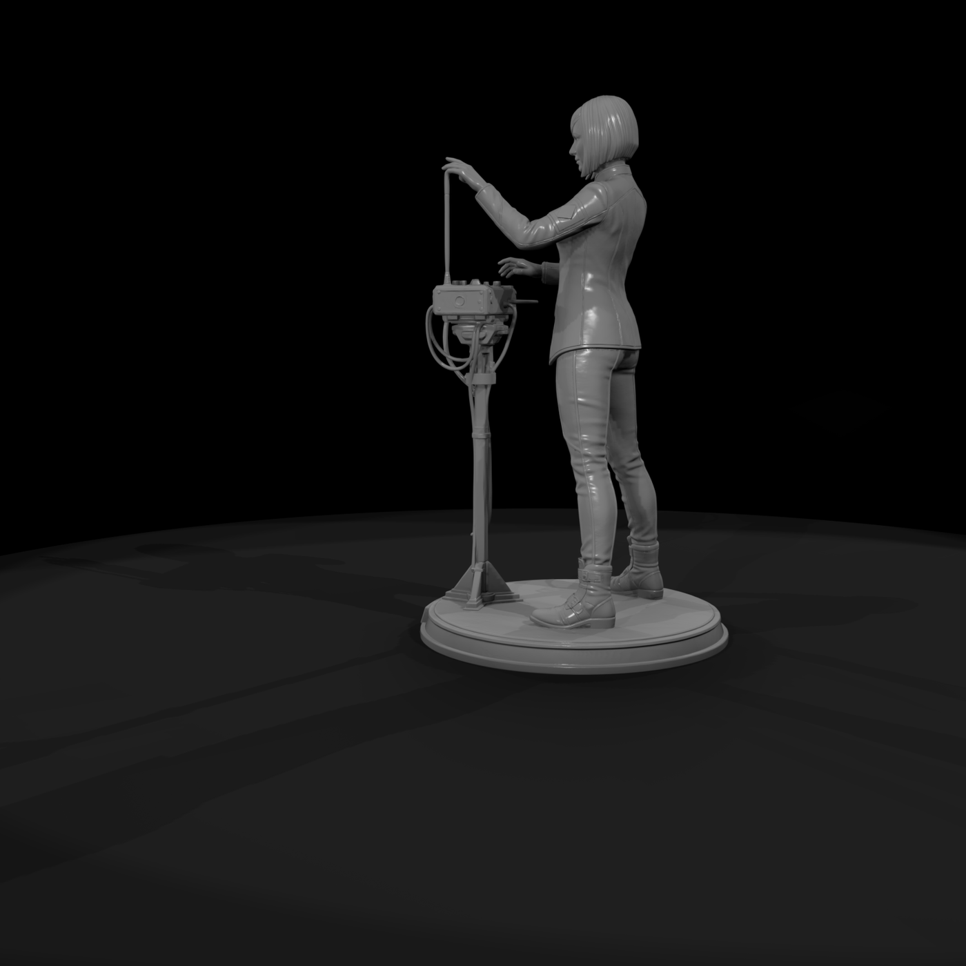 Theremin Player Performing