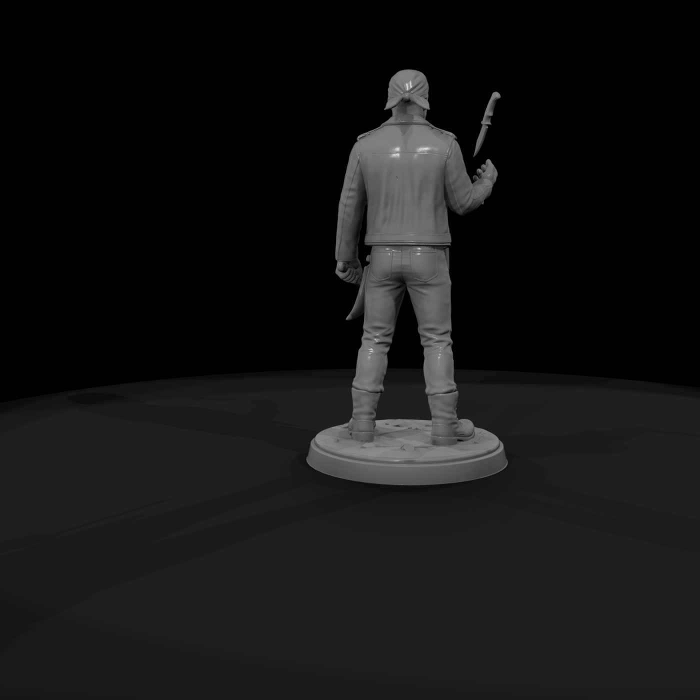 Outlaw Biker with Sawed-Off Shotgun
