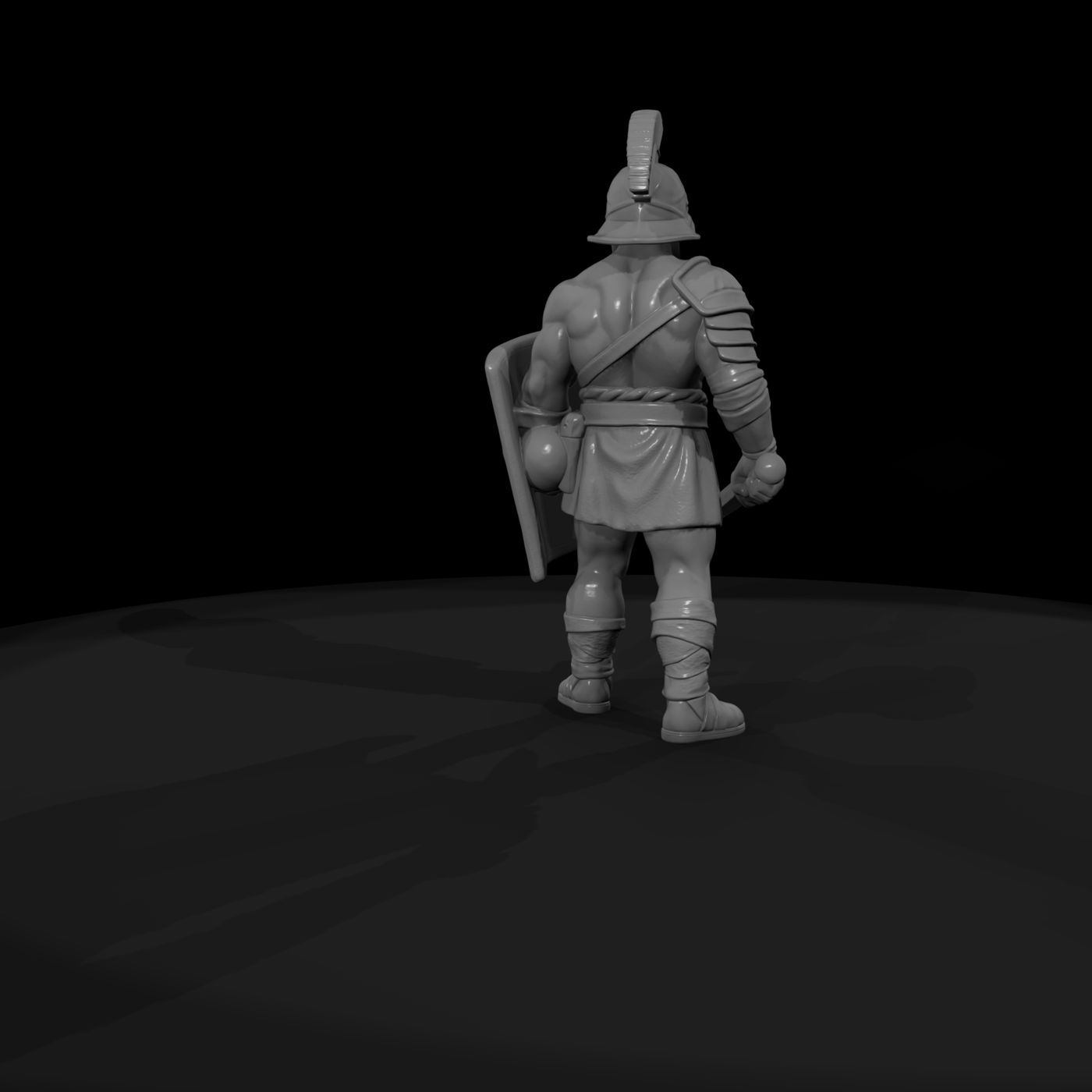 Hist 0208 Roman Gladiator Miniature Figure