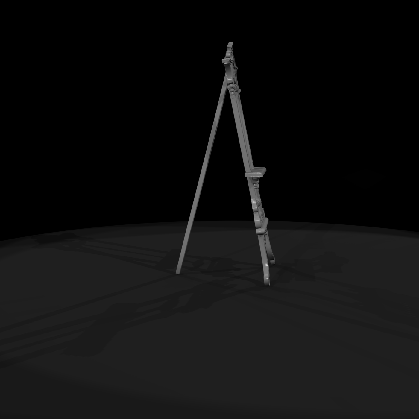 Neoclassical Carved Easel