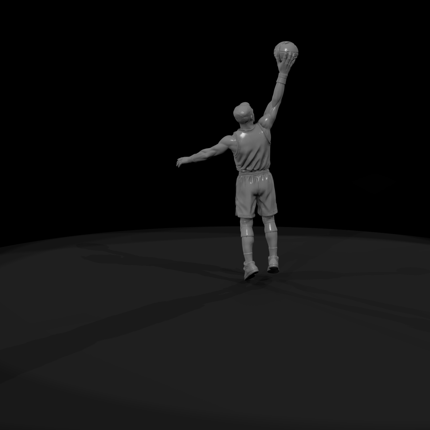 0075 Sports Basketball Layup