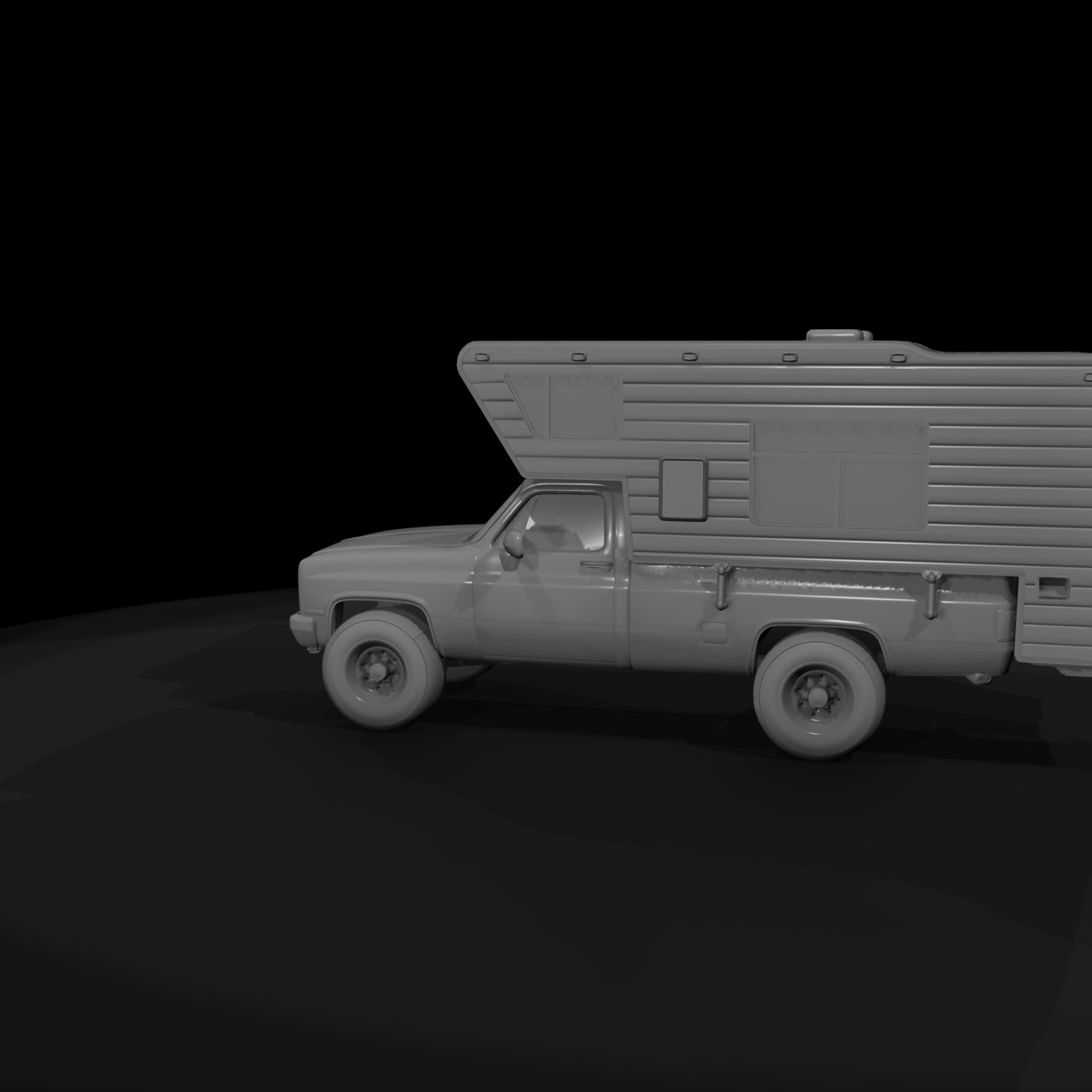 1980s-pickup-with-slide-in-camper