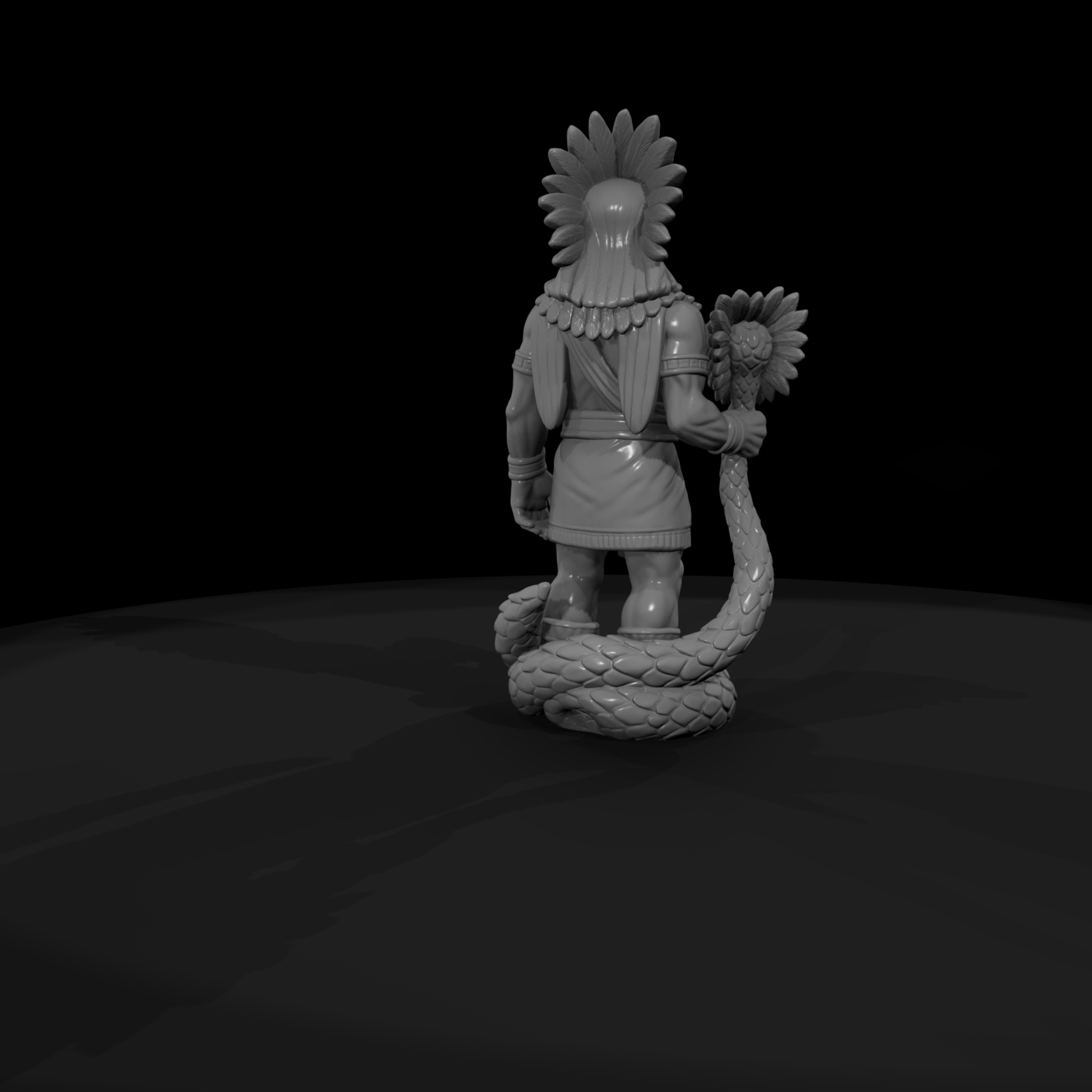 Myth 0470 Mythology Quetzalcoatl Miniature Figure