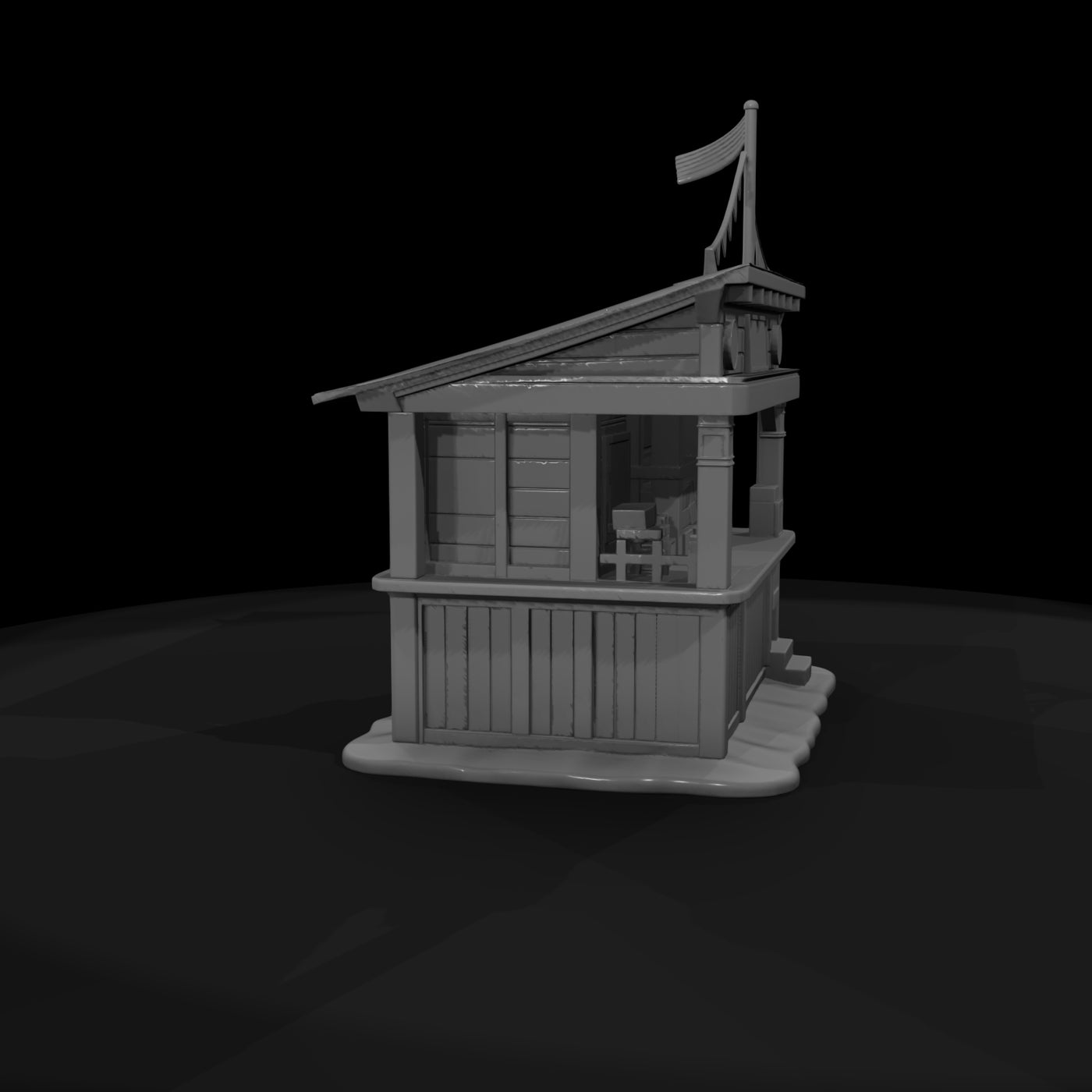 fireworks-stand-model