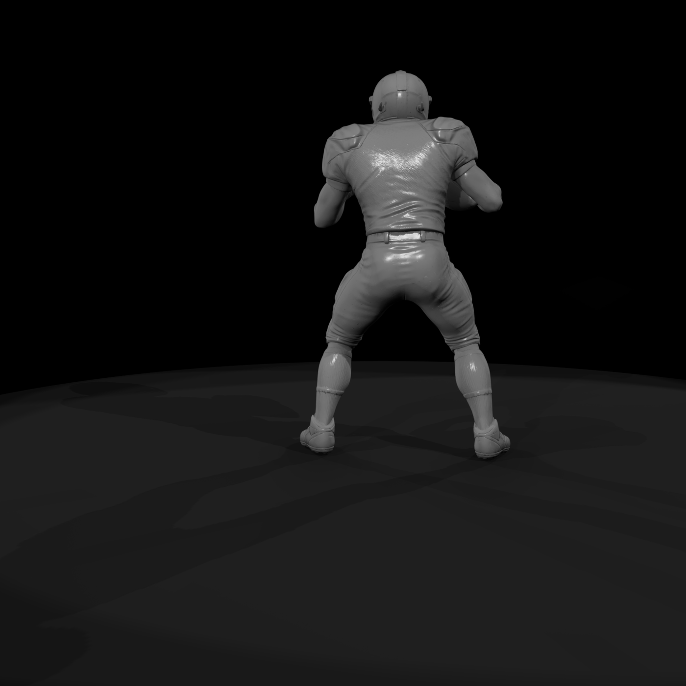 0073 Sports Football Player Helmet