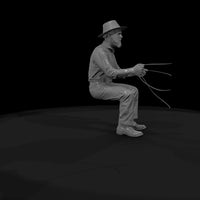 amish-man-running-plow-3d-model — thumbnail 9