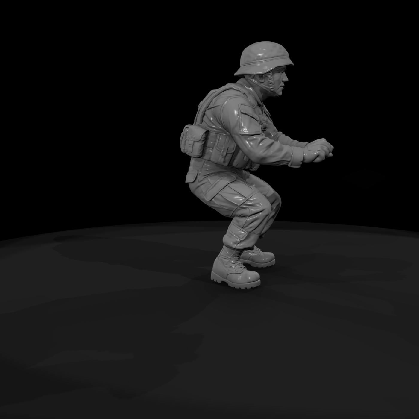 Mod Army 039 Modern U S Army Mortar Crewman Figure