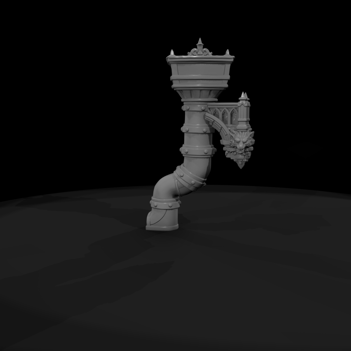 Gothic Gargoyle Downspout