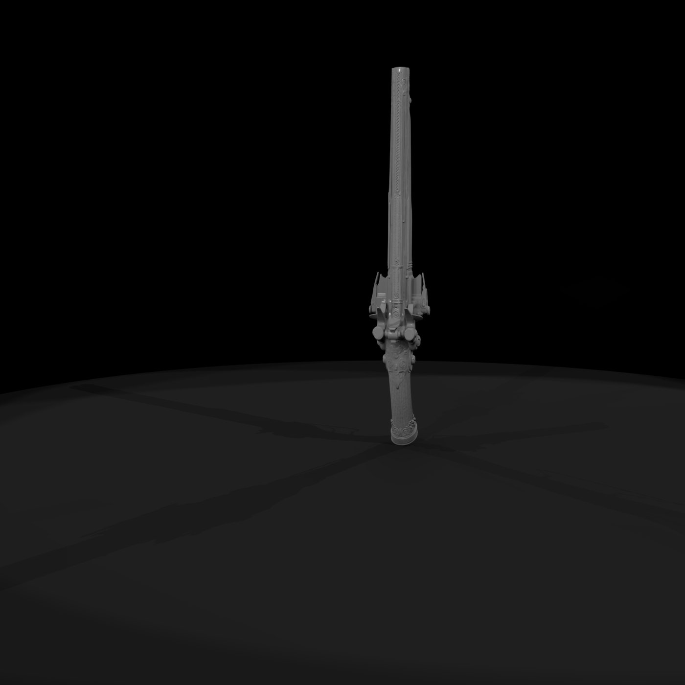 Ornate Flintlock Pistol & Wargames