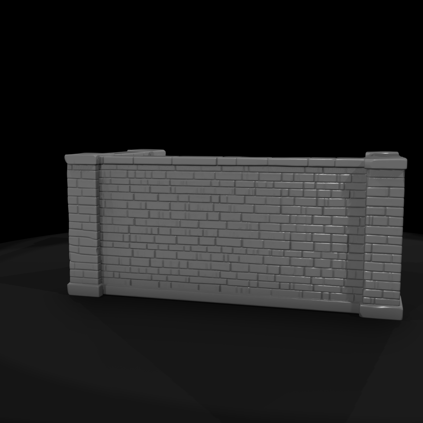 Brick Dumpster Enclosure with Gate