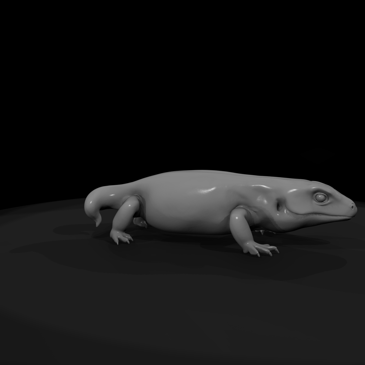 Blue-tongued Skink Figurine