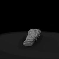 Mossy Layered Rock Outcrop Base — thumbnail 8
