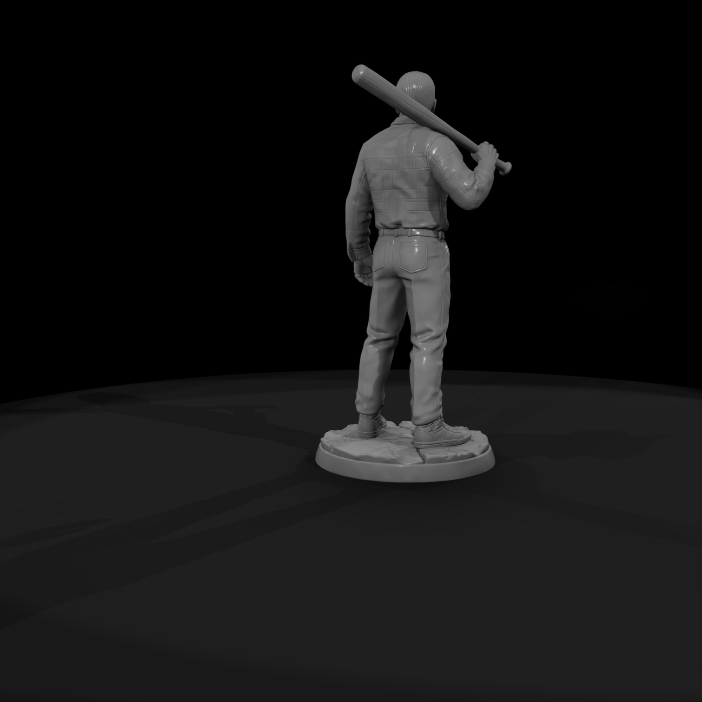 1980s Street Tough with Baseball Bat