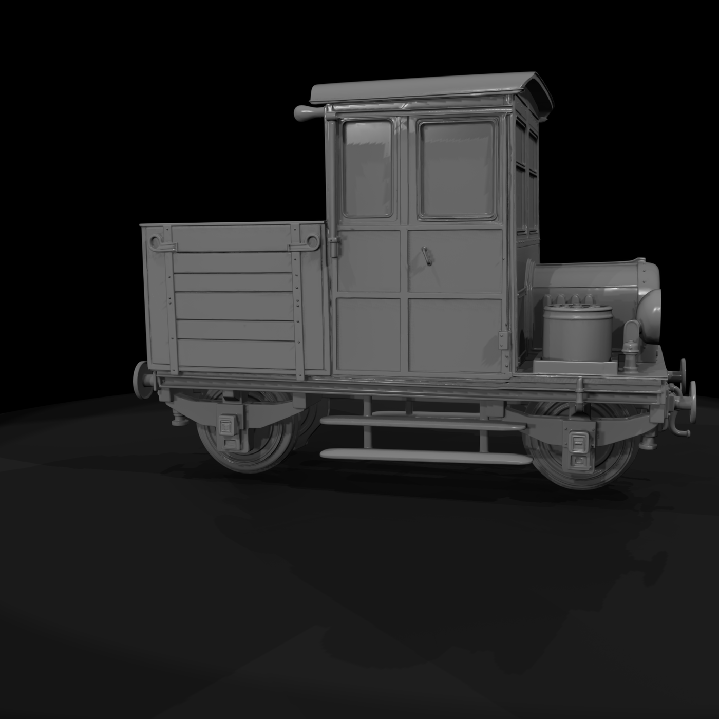 Vintage Rail Truck Locomotive