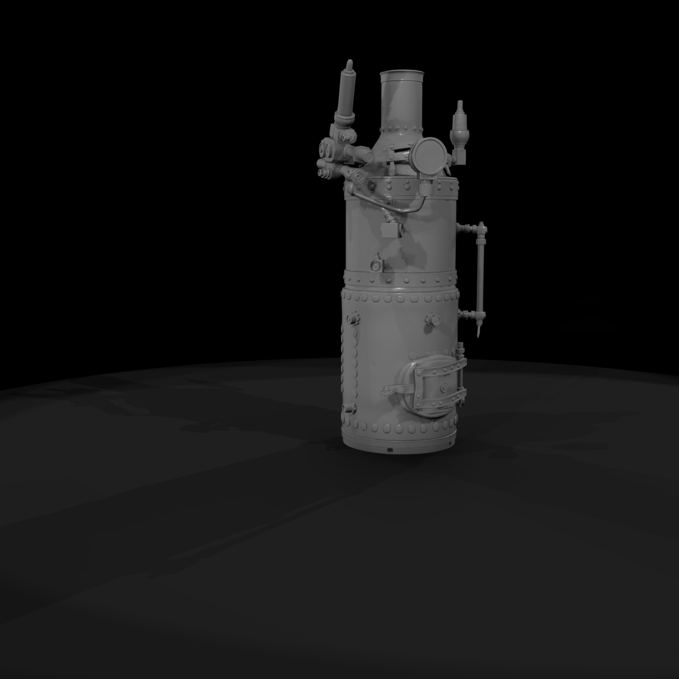 Steampunk Vertical Steam Boiler