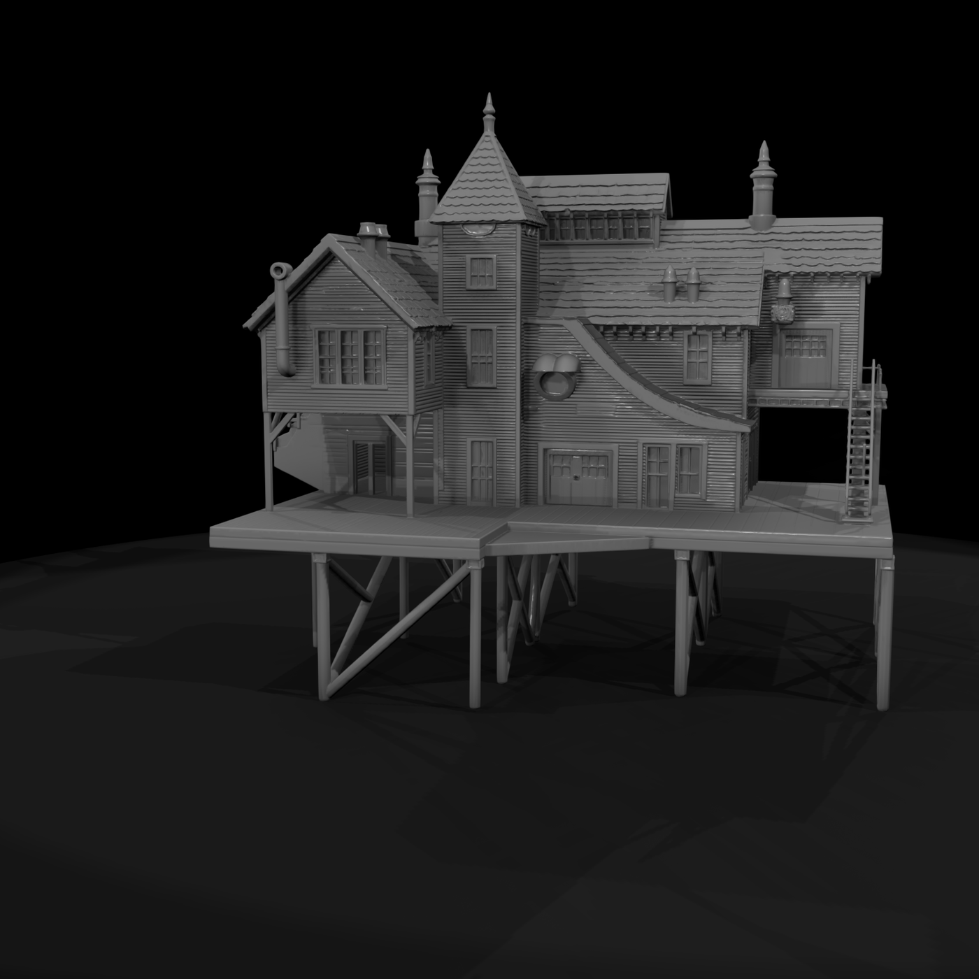 Victorian Stilted Pier House