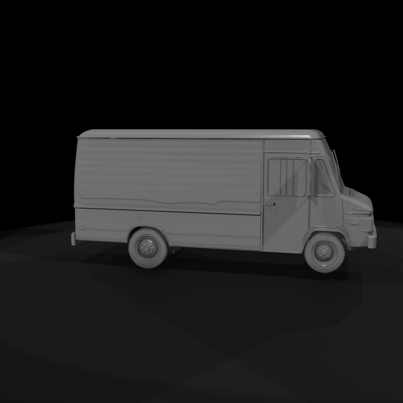Step Van Cargo Truck & Layouts