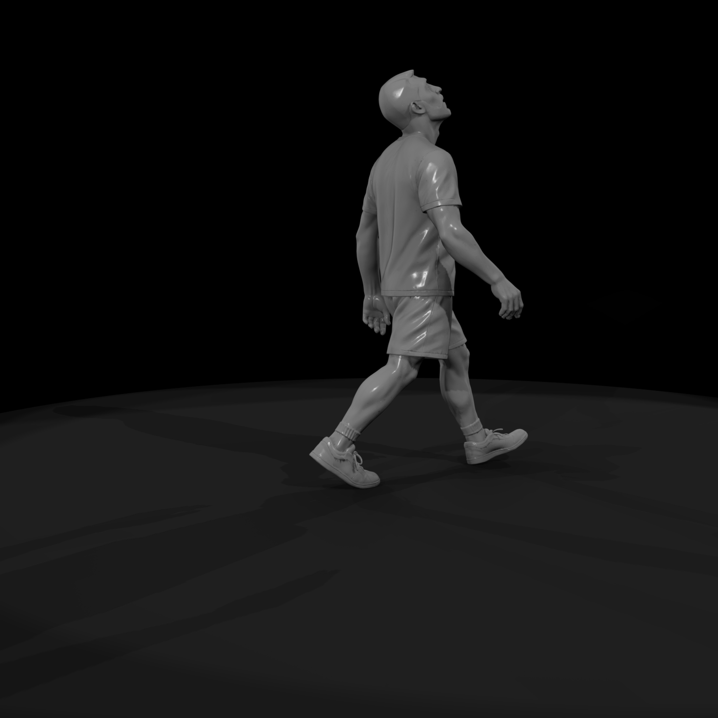 Hacky Sack Player Mid-Game