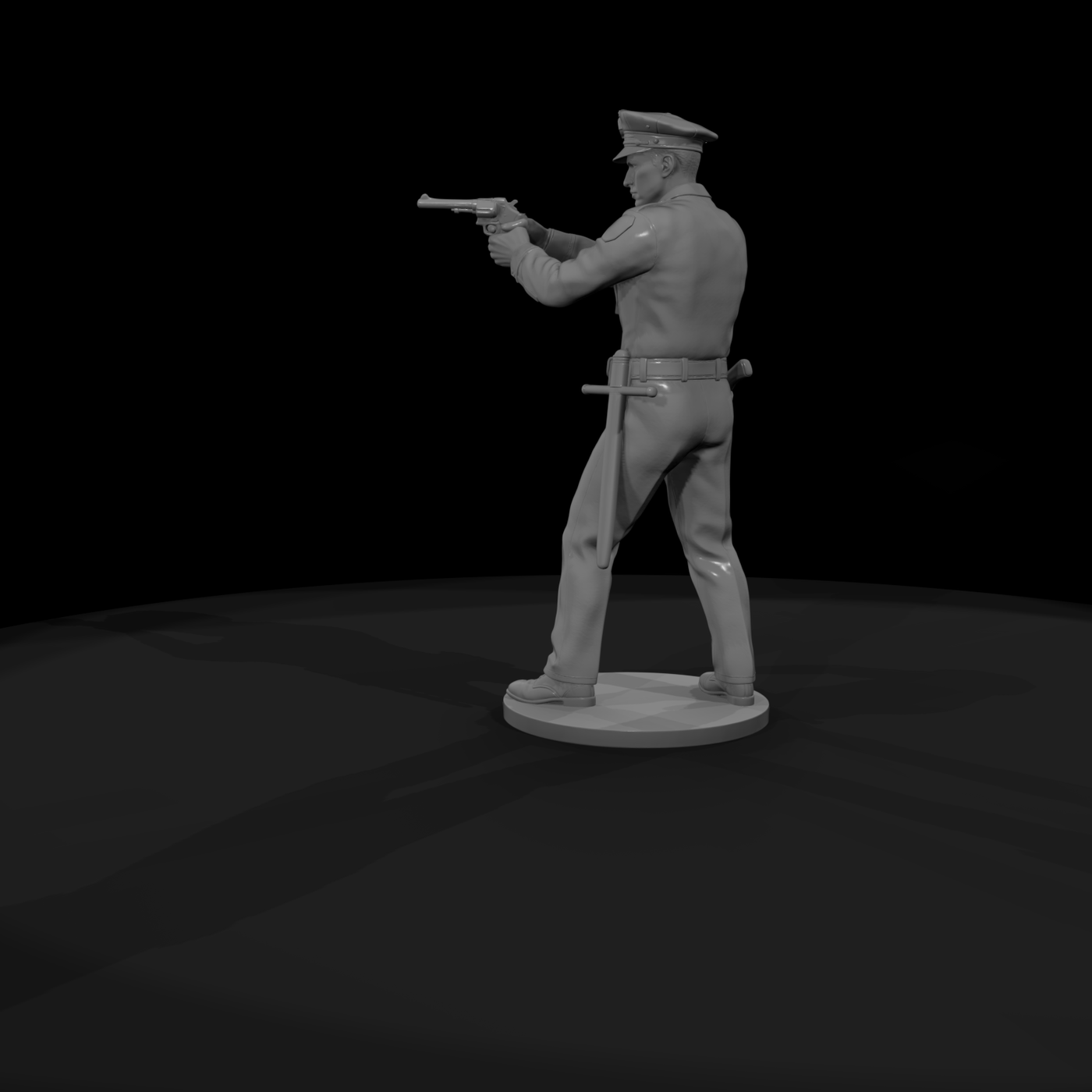 1950s City Patrolman with Revolver