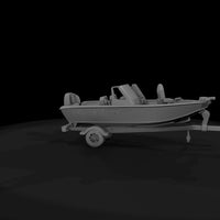 monochrome-3d-aluminum-fishing-boat-with-trailer-e — thumbnail 7