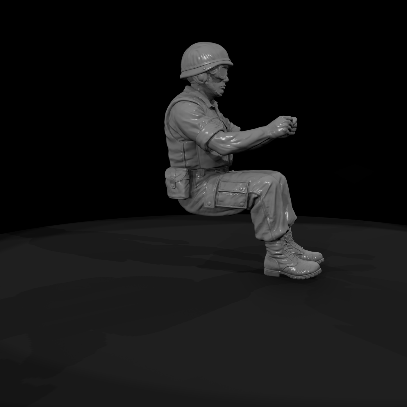 Vn Army 025 Vietnam U S Army Truck Driver Figure