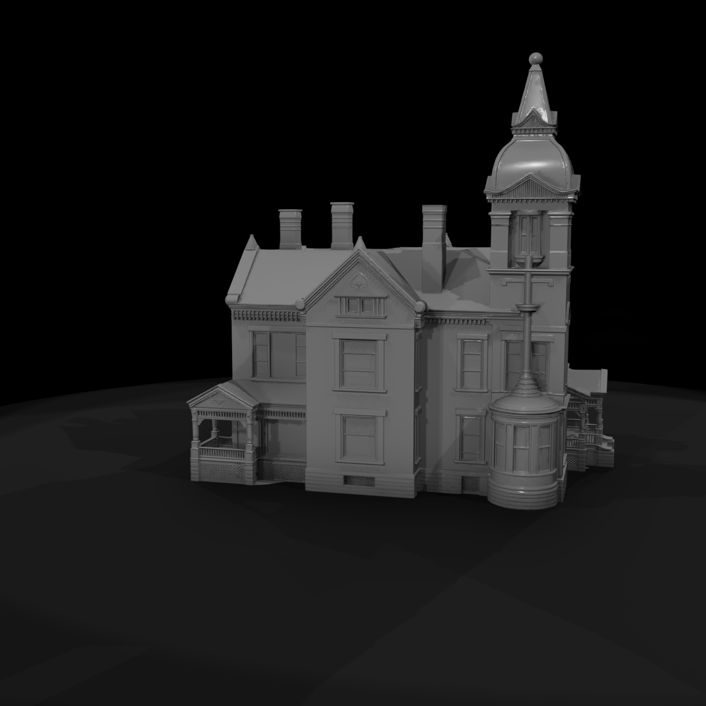 Victorian Mansion — Model & Model Railroads