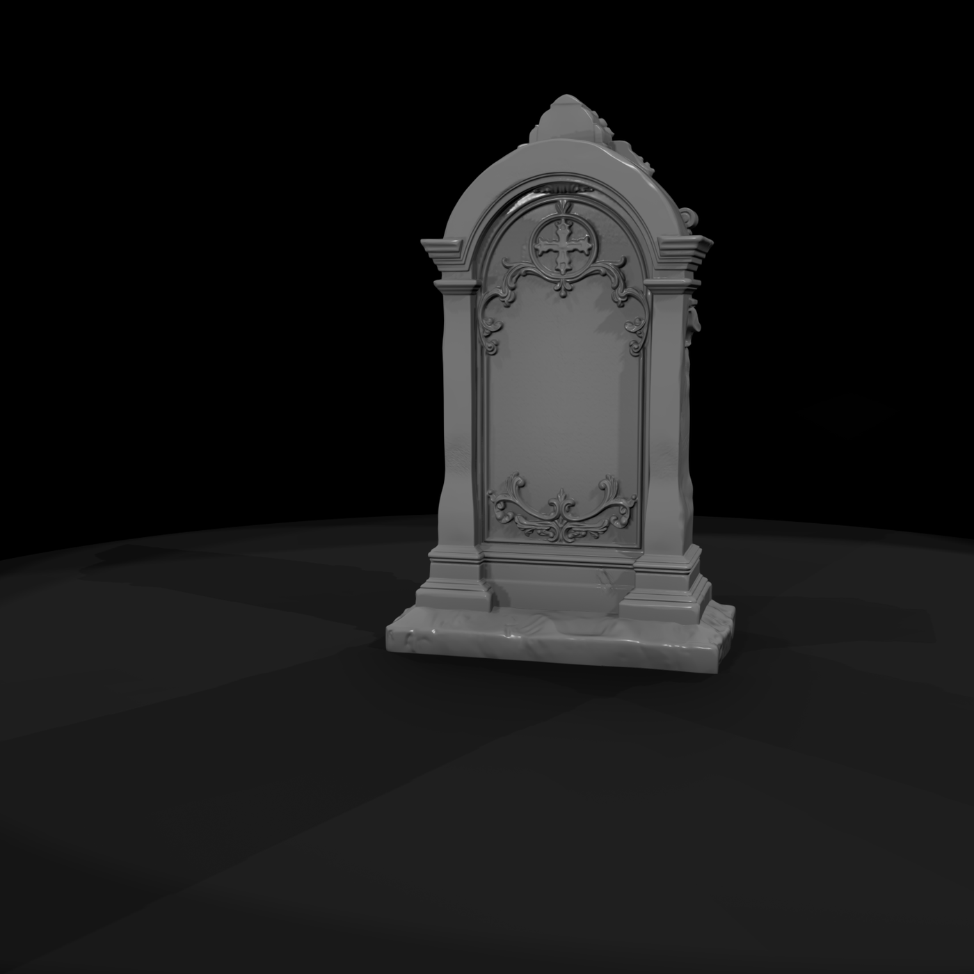 Ornate Gothic Gravestone