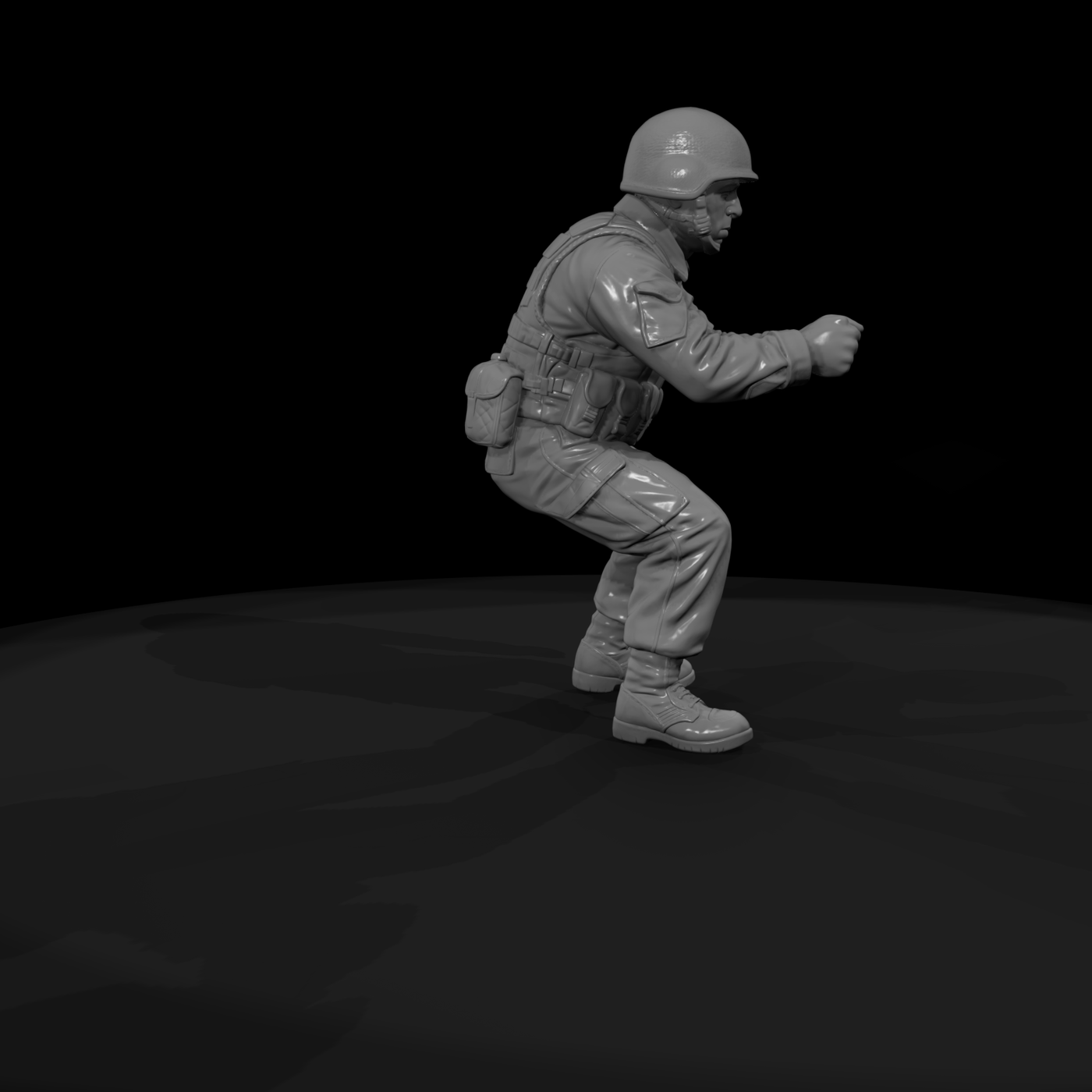 Mod Army 056 Modern U S Army Artillery Crewman Fig