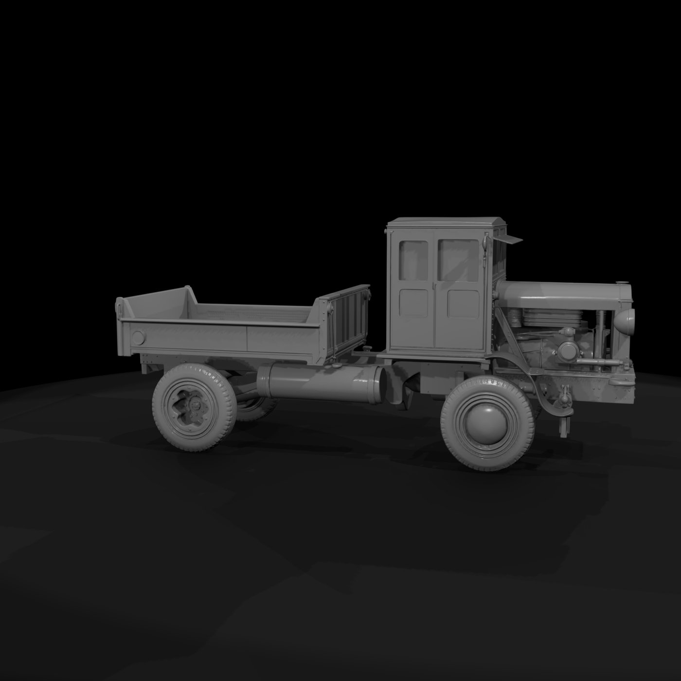 Vintage Industrial Dump Truck