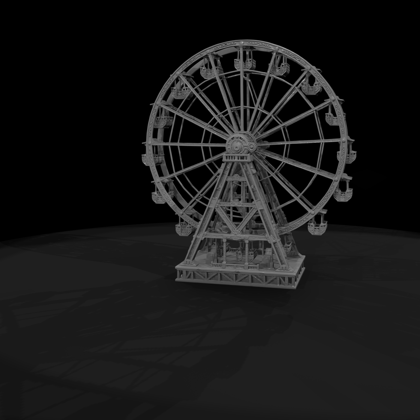 Vintage Fairground Ferris Wheel